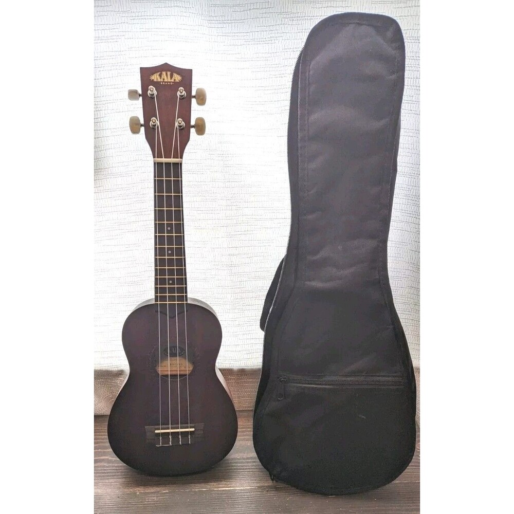 Kala KA-15S Brown Ukulele With Carry Bag - Very Nice Shape!